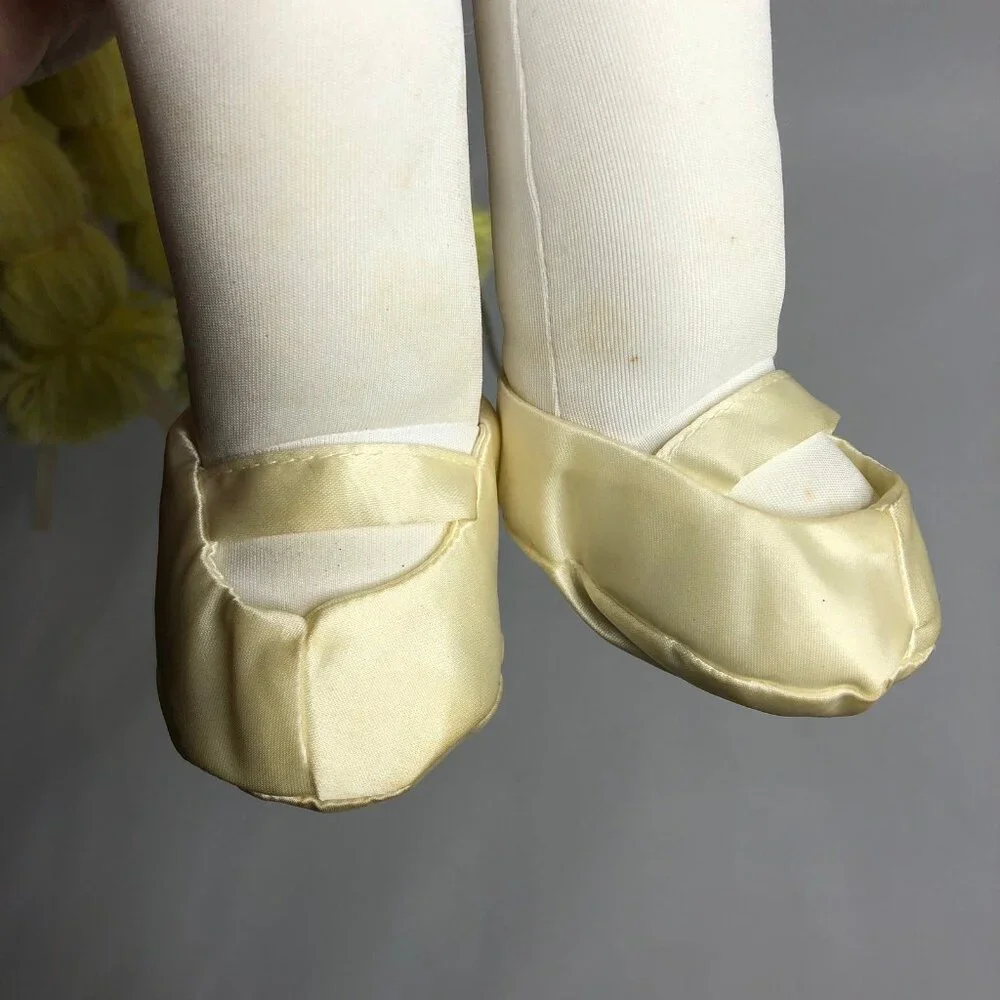 Vintage 1986 American Greetings Amtoy Blonde Tuggabows‎ Doll 18”